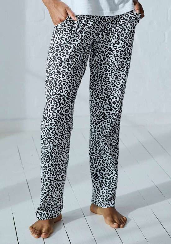 черный -белый узорчатый