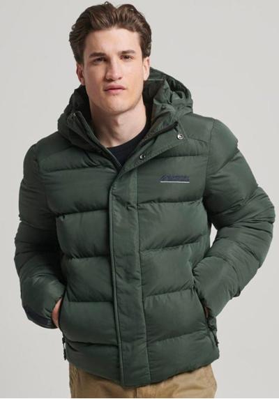 Стеганая куртка HOODED MICROFIBRE SPORT PUFFER