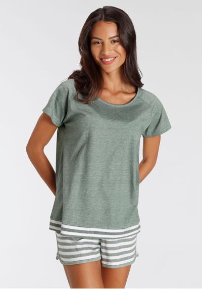 khaki geringelt