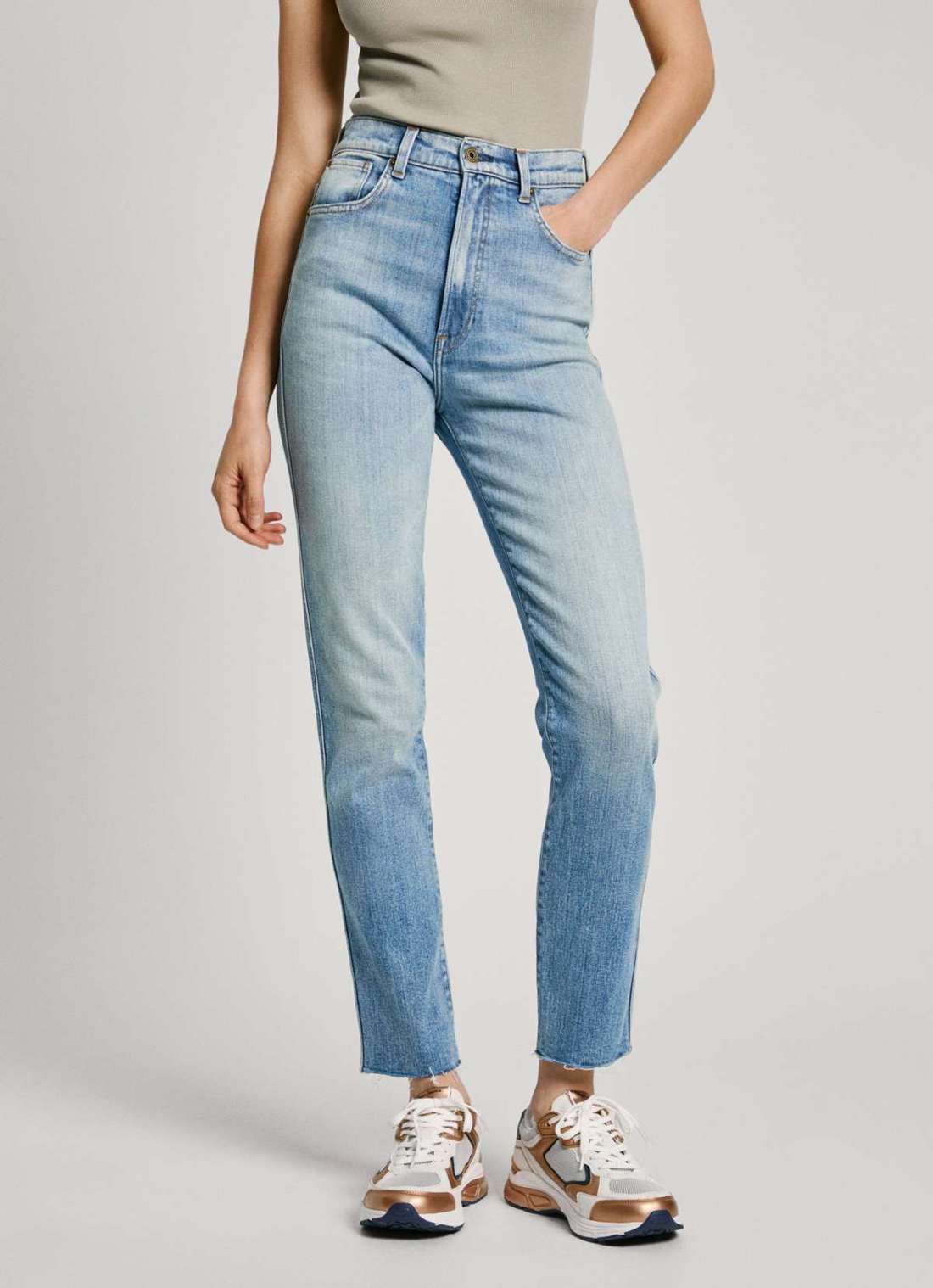 Джинсы узкого кроя SLIM JEANS UHW