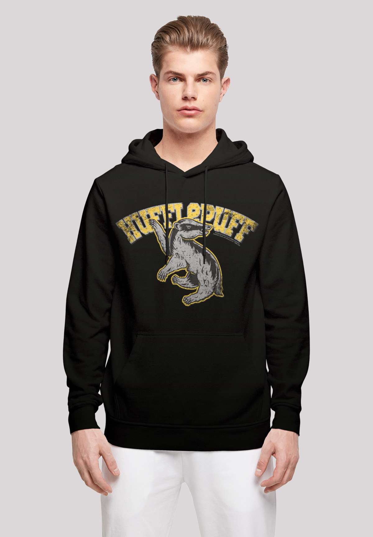 Толстовка с капюшоном»Harry Potter Hufflepuff Sport Emblem«