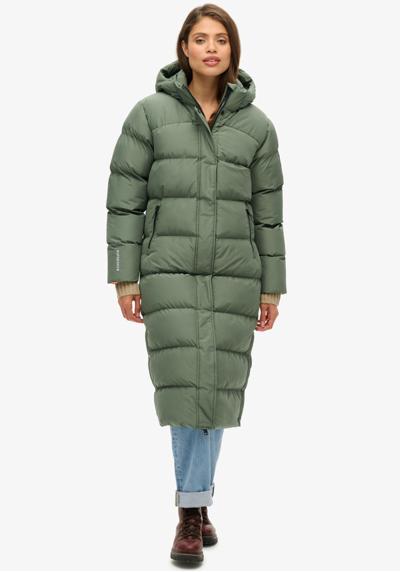 Стеганая куртка с капюшоном HOODED LONGLINE SPORTS PUFFER