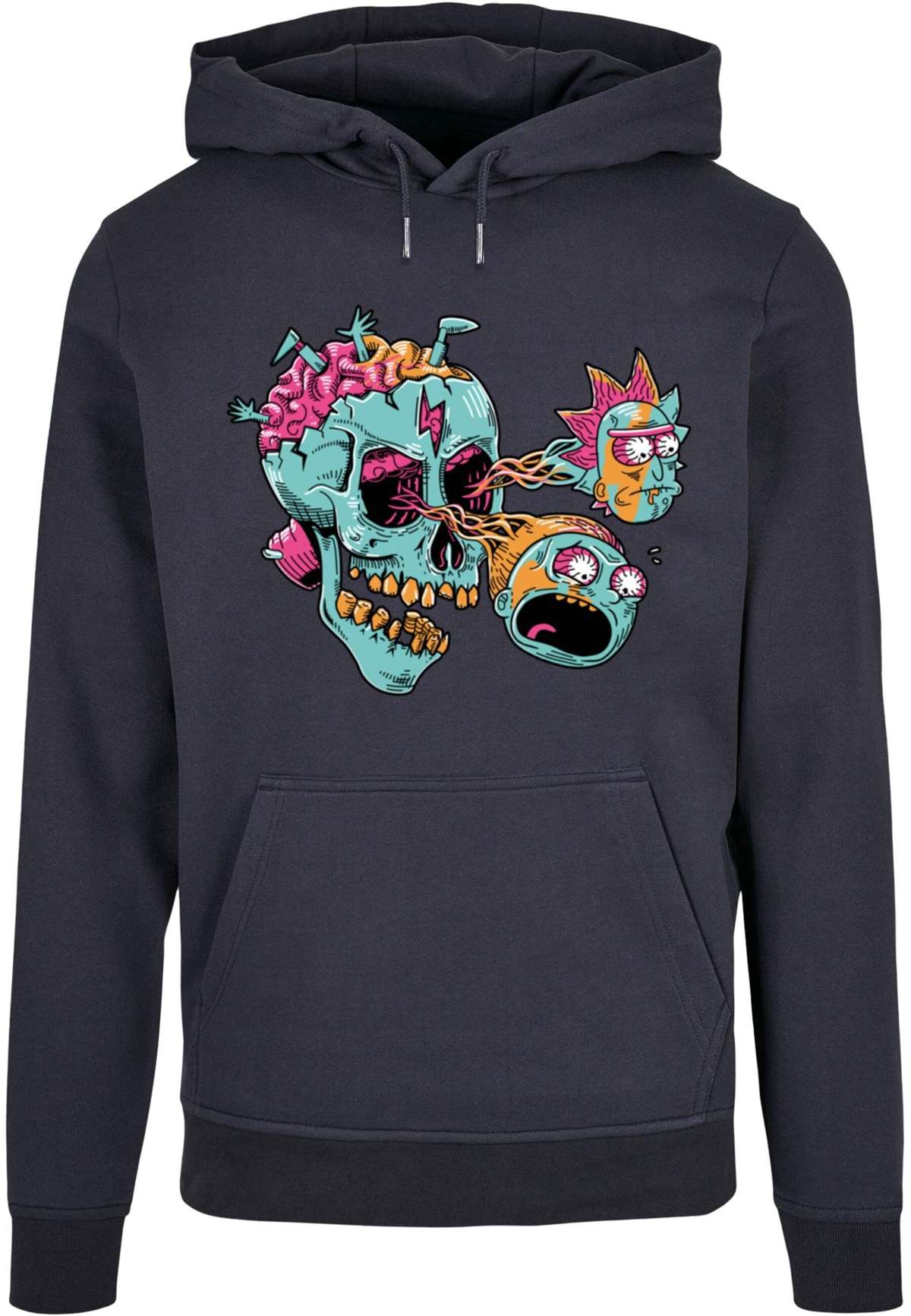 Толстовка с капюшоном»Herren Rick And Morty - Eyeball Skull Basic Hoody«