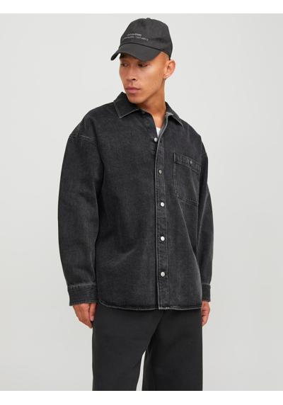 Рубашка с длинным рукавом JORSANTORINI DENIM OVERSHIRT LS SN