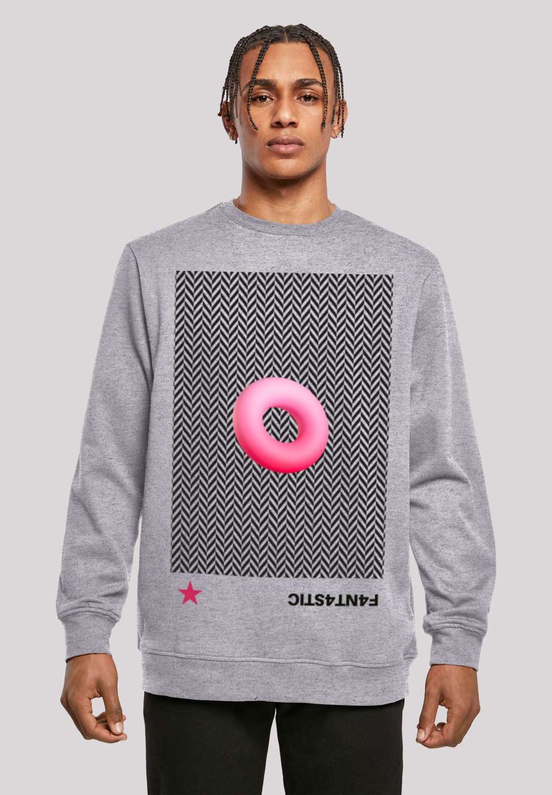 Толстовка с капюшоном 3D PINK RING