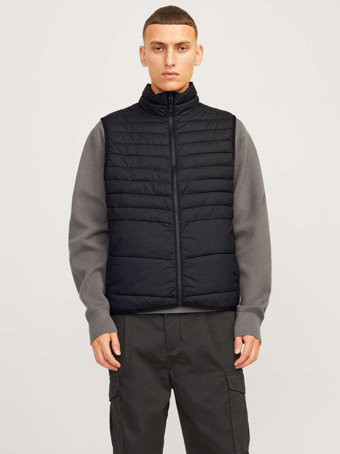 Стеганый жилет JJESTATE PACKABLE BW COLLAR NOOS