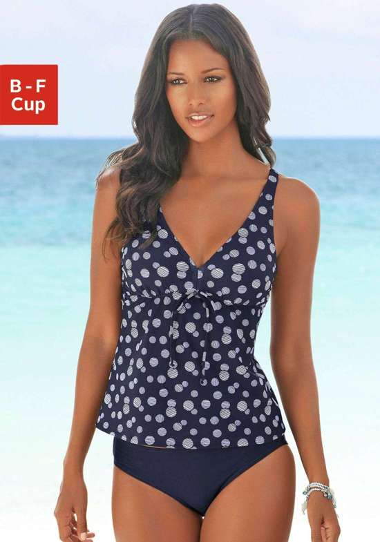 морской синий-белый