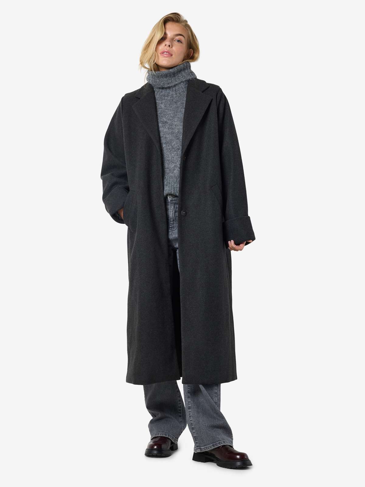 Длинное пальто NMCADDY L/S LONG COAT FWD NOOS