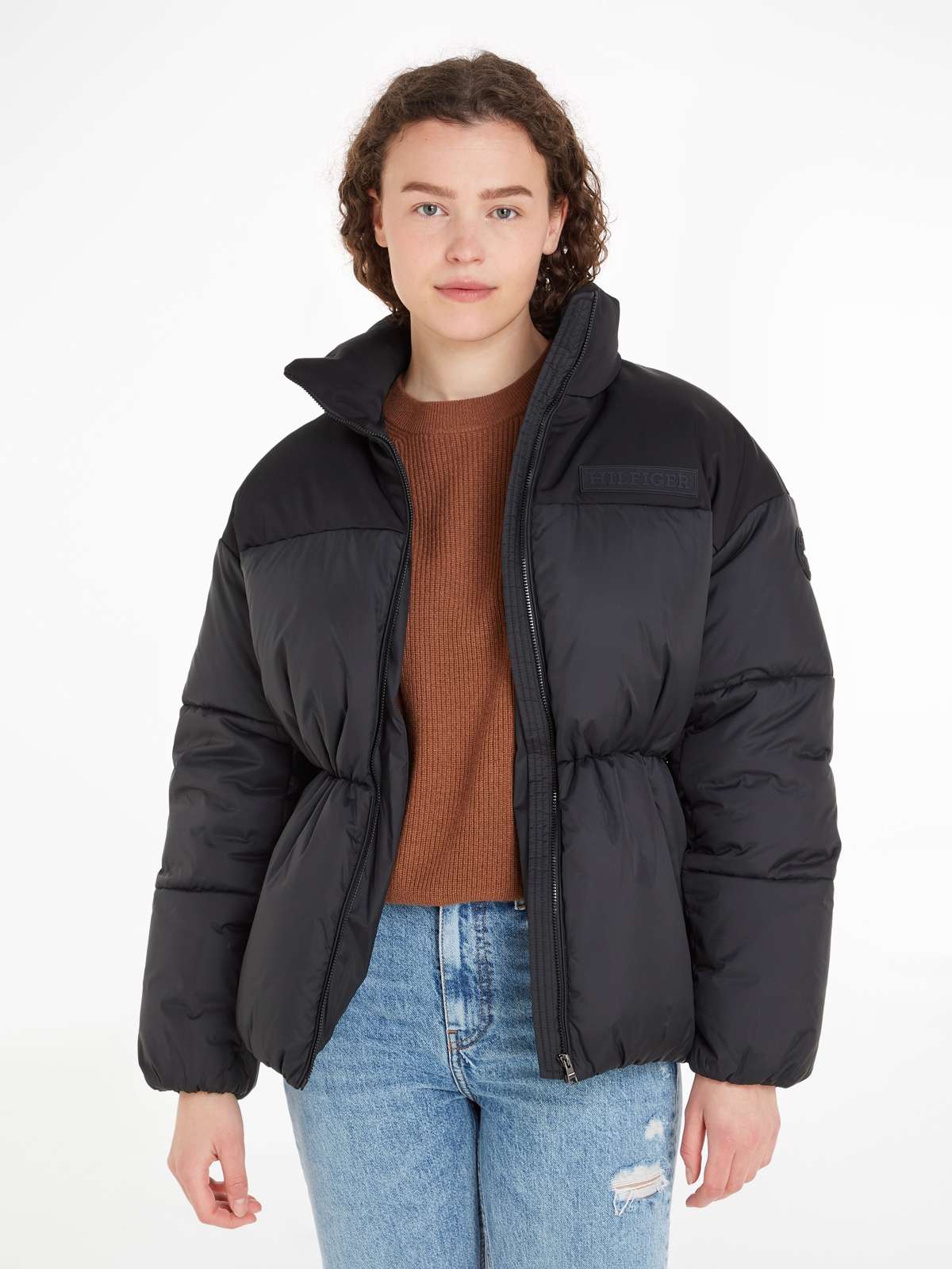 Стеганая куртка с регулируемым поясом NEW YORK PUFFER JACKET