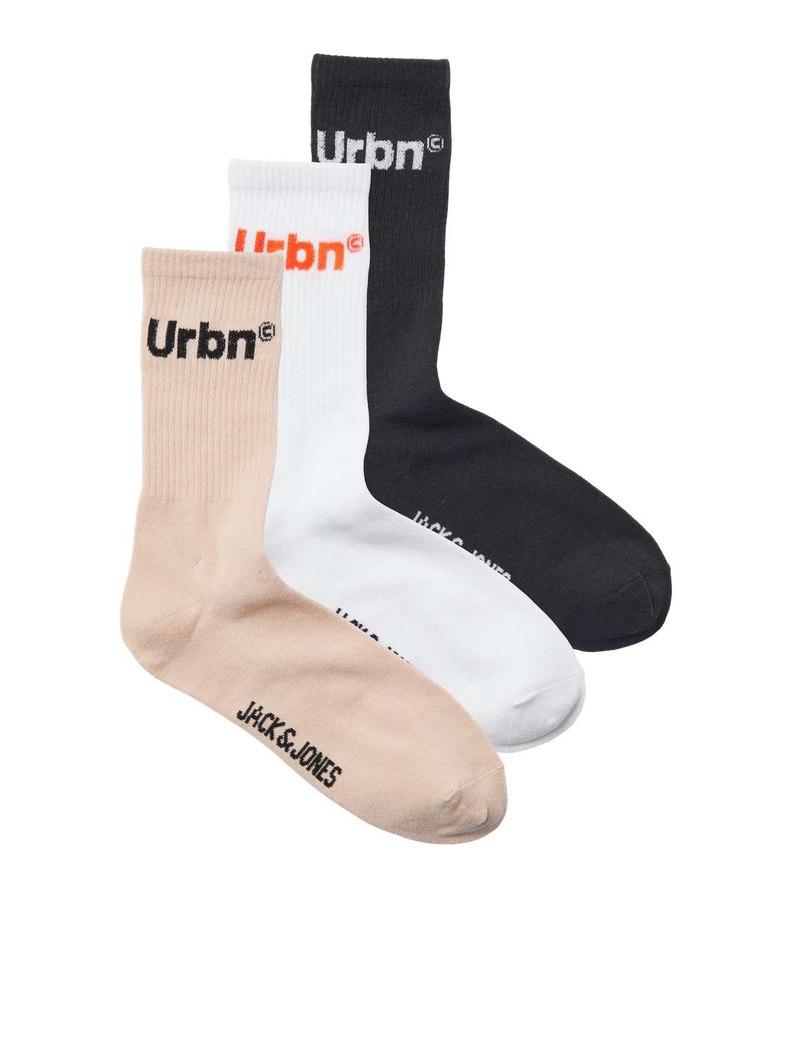 Повседневные носки JACURBN TENNIS SOCKS 3 PACK SN