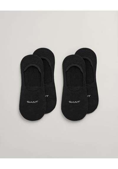 Носки с силиконовой окантовкой в области пятки. INVISIBLE SOCKS 2-PACK