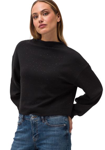 толстовка »zero Sweatshirt mit Glitzersteinchen«