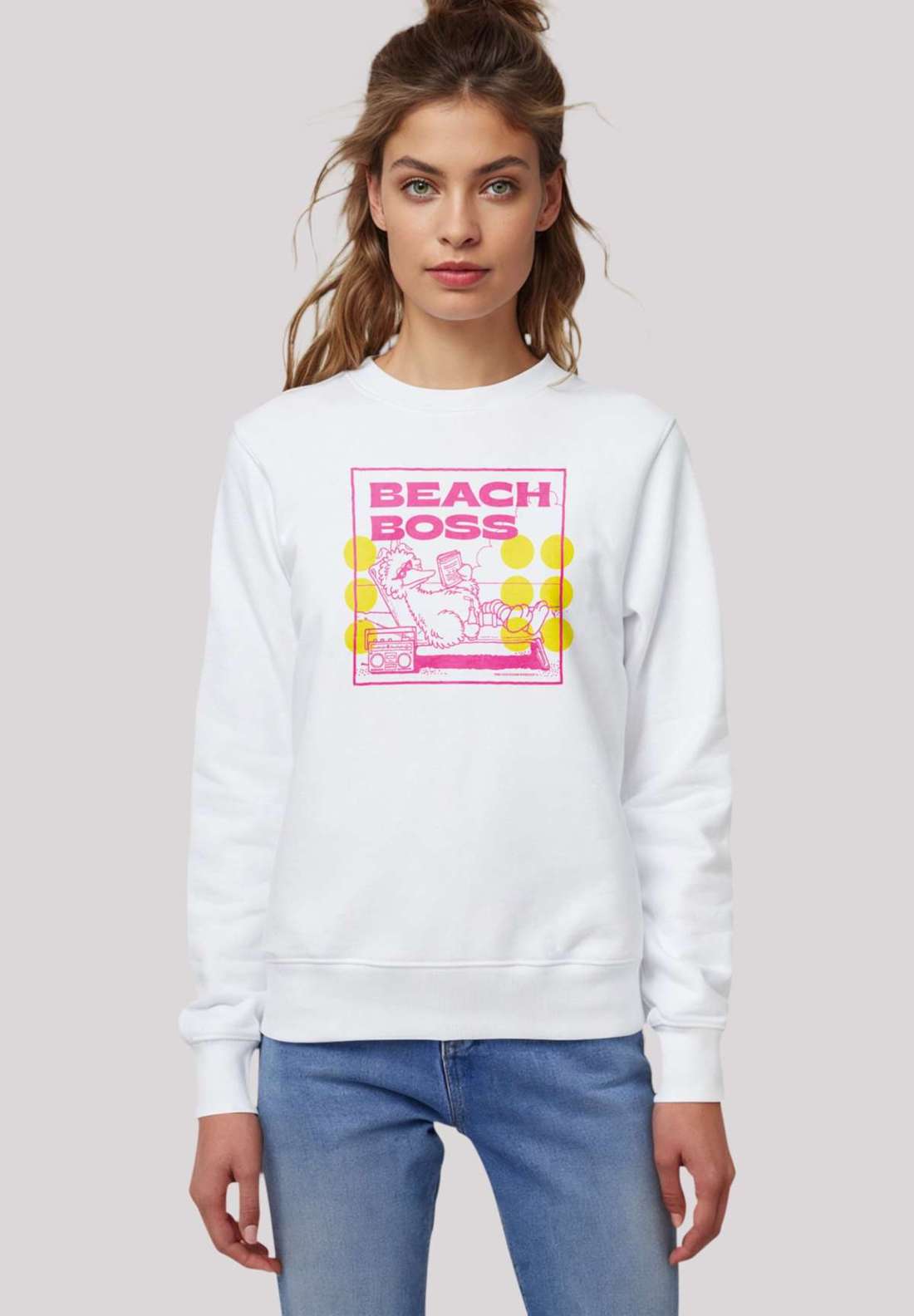 толстовка Sesamstraße Bibo Beach Boss