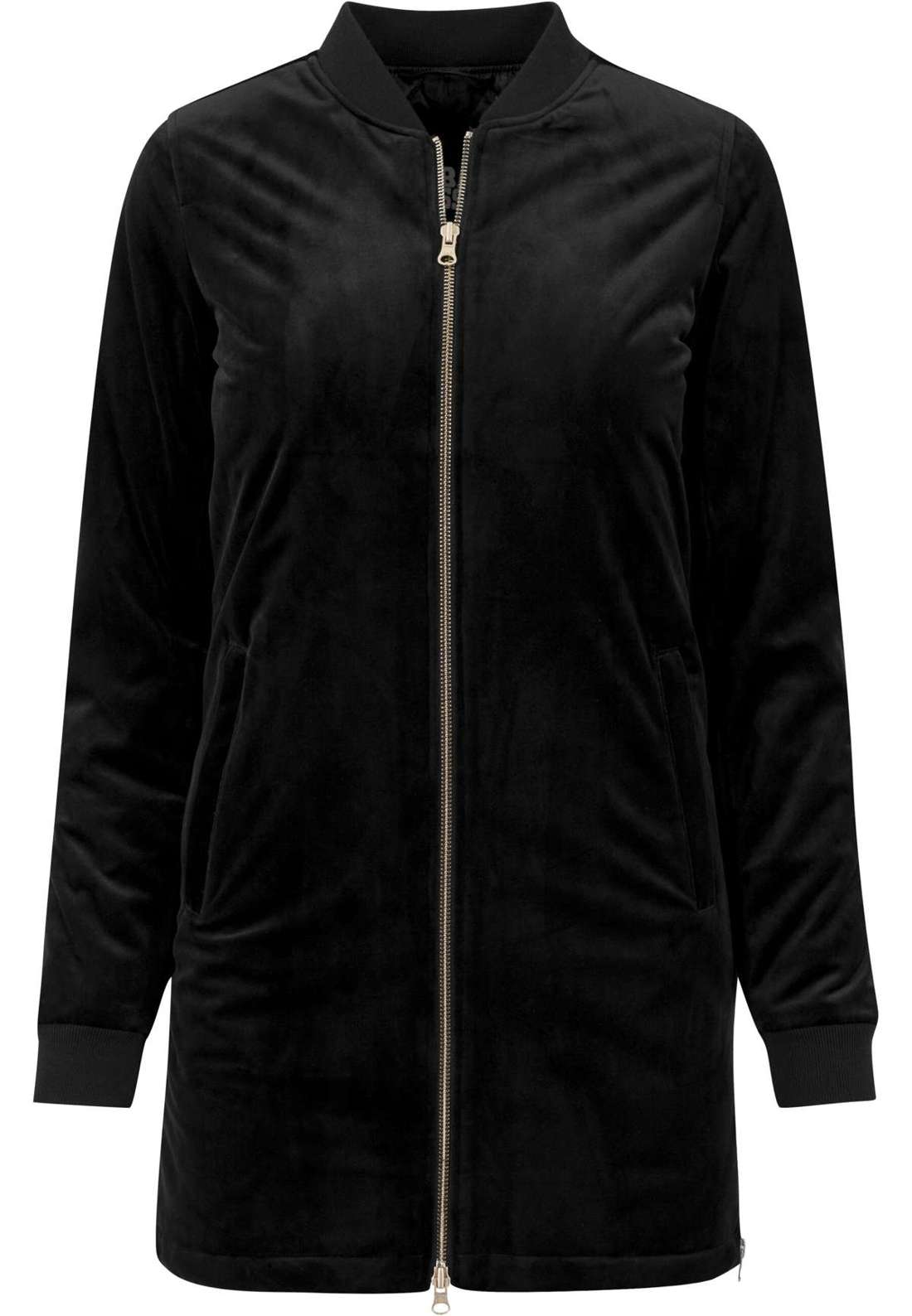Всепогодная куртка Urban Classics Damen Ladies Long Velvet Jacket