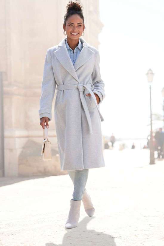 серый меланж