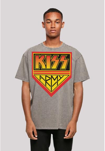 футболка Kiss Rock Band Army Logo