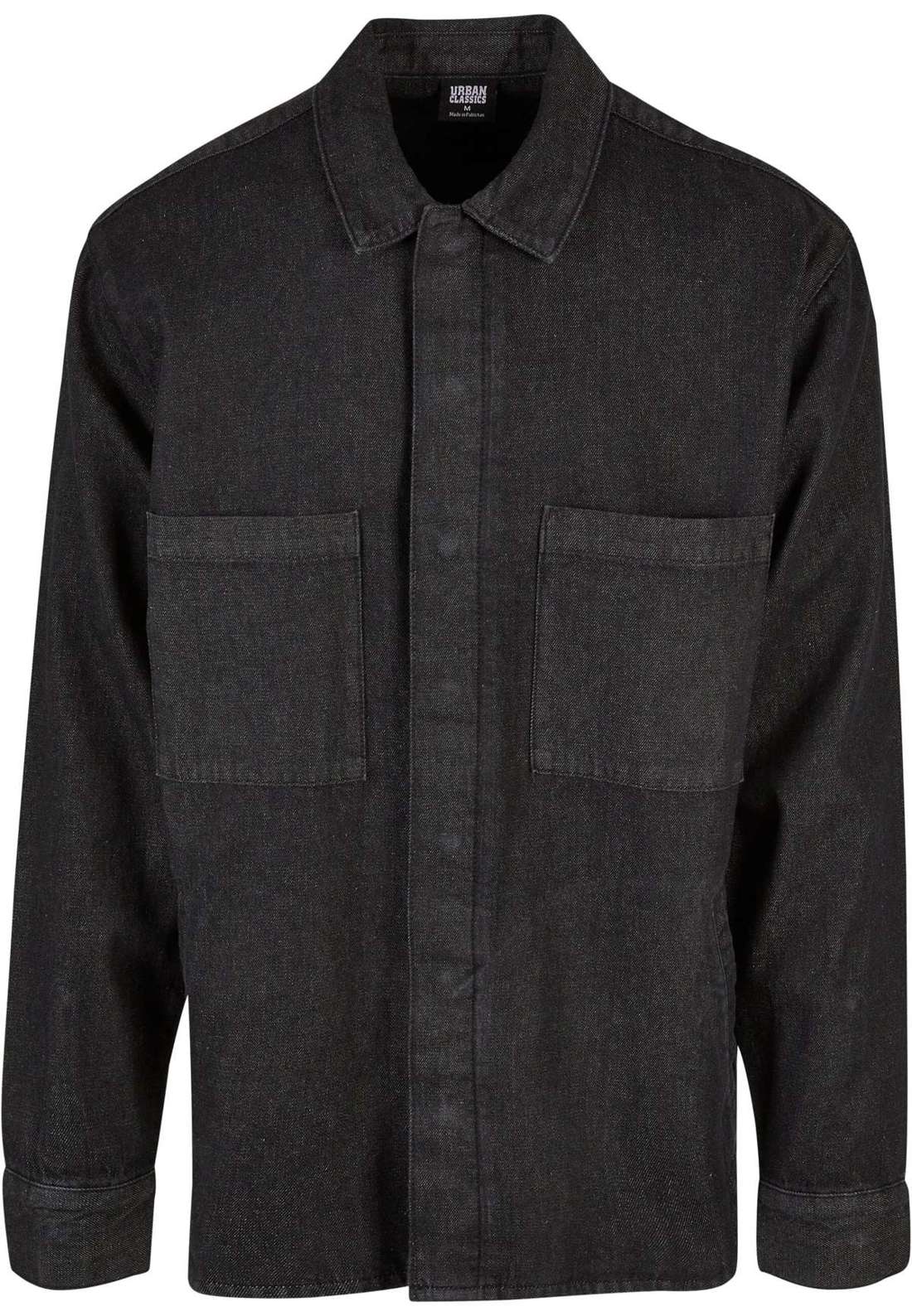 Рубашка с длинным рукавом Urban Classics Herren Oversized Denim Pocket Shirt