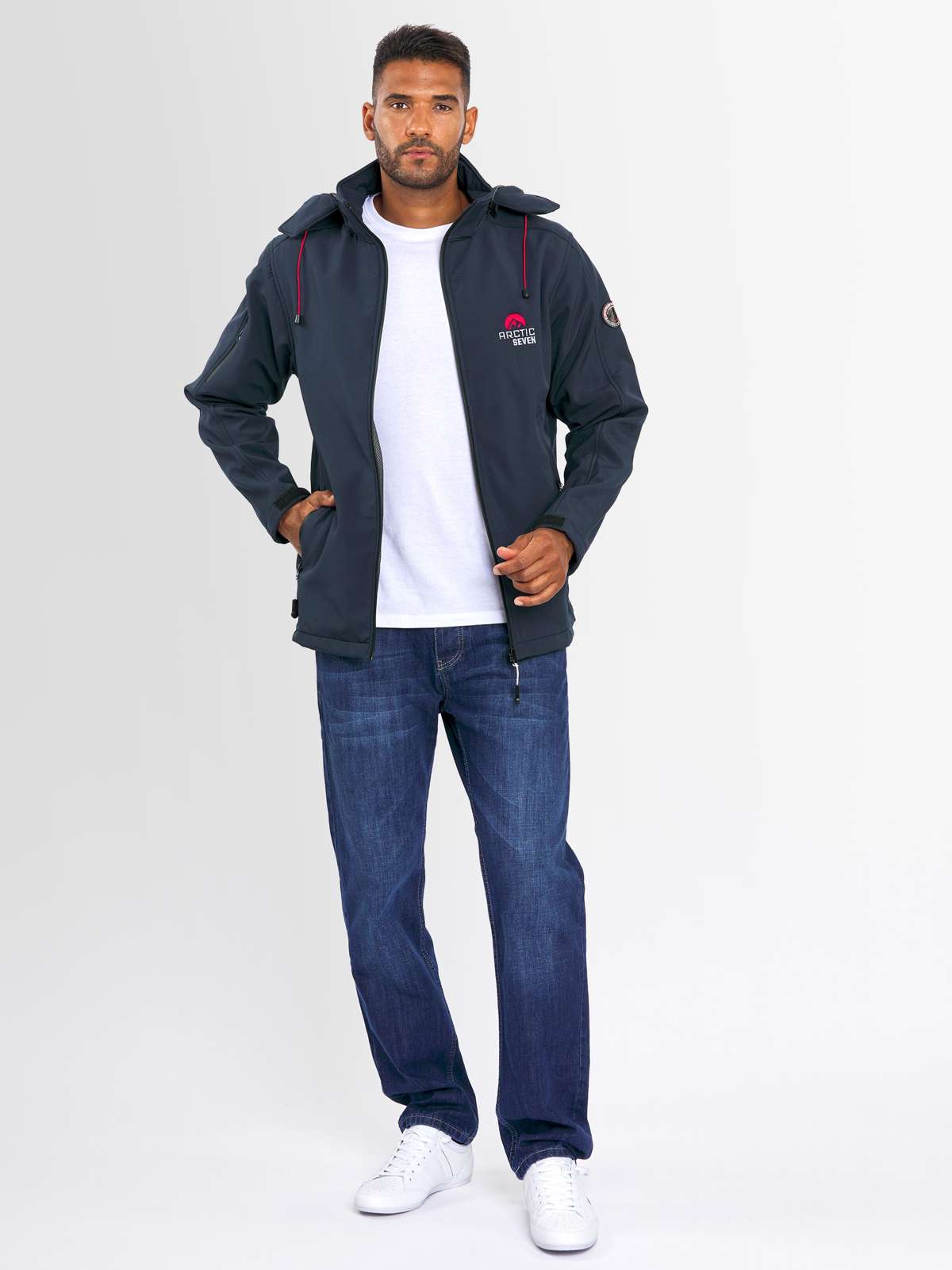Куртка Softshell, спортивная куртка для активного отдыха со съемным капюшоном.
