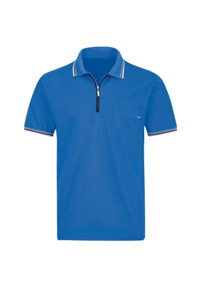 рубашка поло TRIGEMA Poloshirt mit Reißverschluss