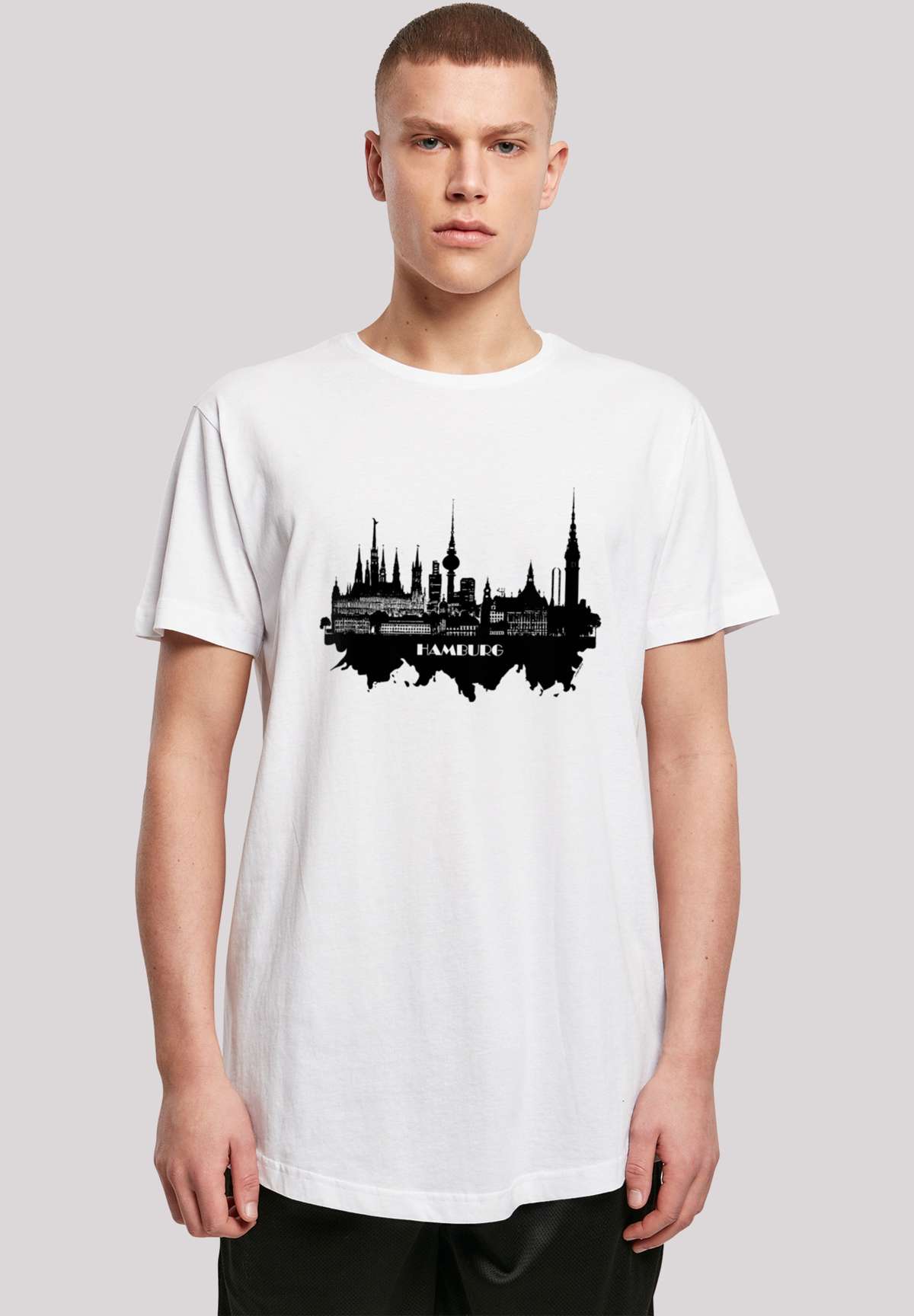 футболка»Cities Collection - Hamburg skyline«