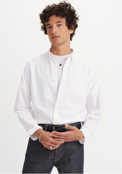 Рубашка с длинными рукавами и вышивкой логотипа в тон на груди. AUTHENTIC BUTTON DOWN