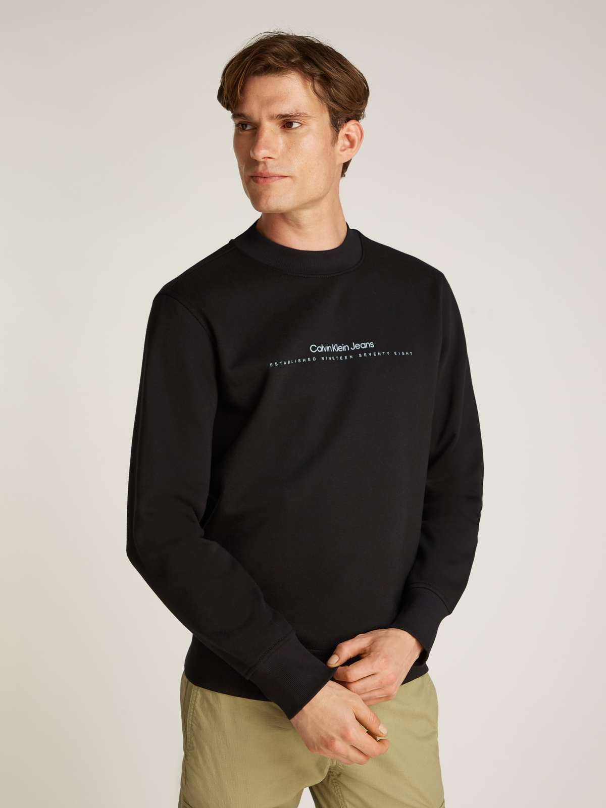 толстовка MINIMAL LOGO CREW NECK