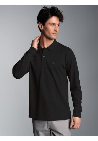 рубашка поло TRIGEMA Langarm Poloshirt mit Armbundchen