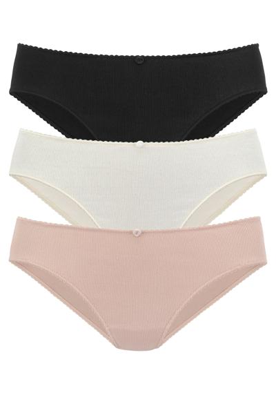 rosé. creme, schwarz