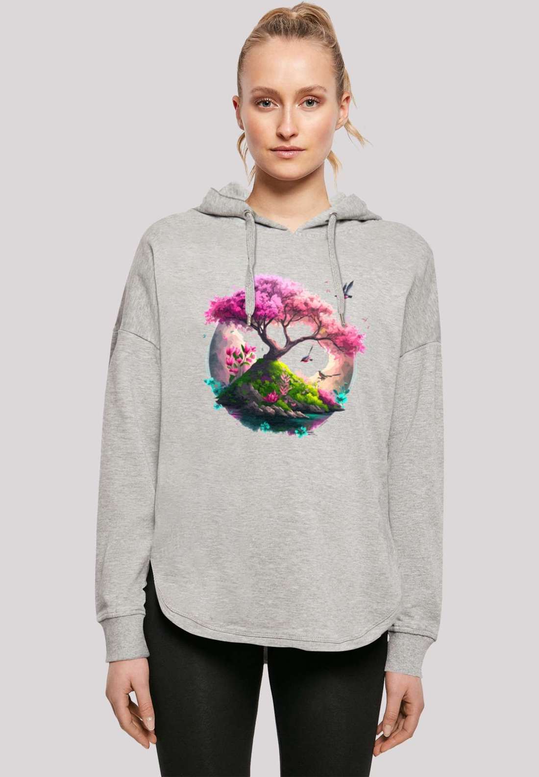 Толстовка с капюшоном Kirschblüten Baum Oversize Hoodie