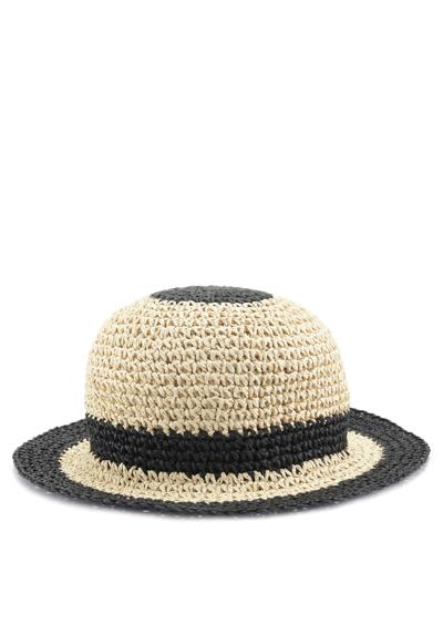 Соломенная шляпа, шляпа-ведро из соломы, летняя шляпа, головной убор ВЕГАН.