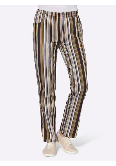 темно-коричневый-в полоску