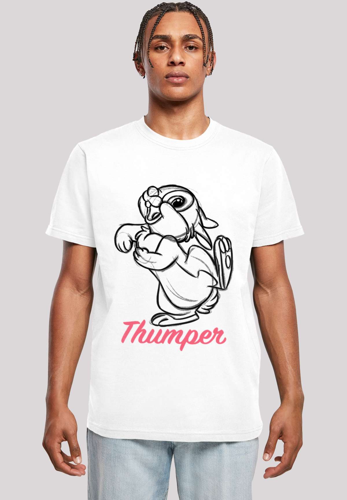 футболка»Disney Bambi Klopfer Line Zeichnung«