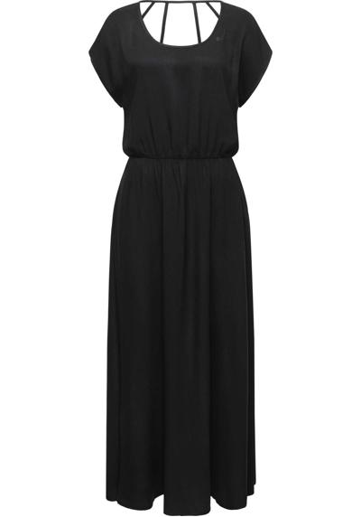 Платье из джерси, платье-рубашка длиной до икры со стильным вырезом сзади.