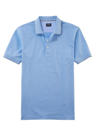 Рубашка-поло с контрастными краями
