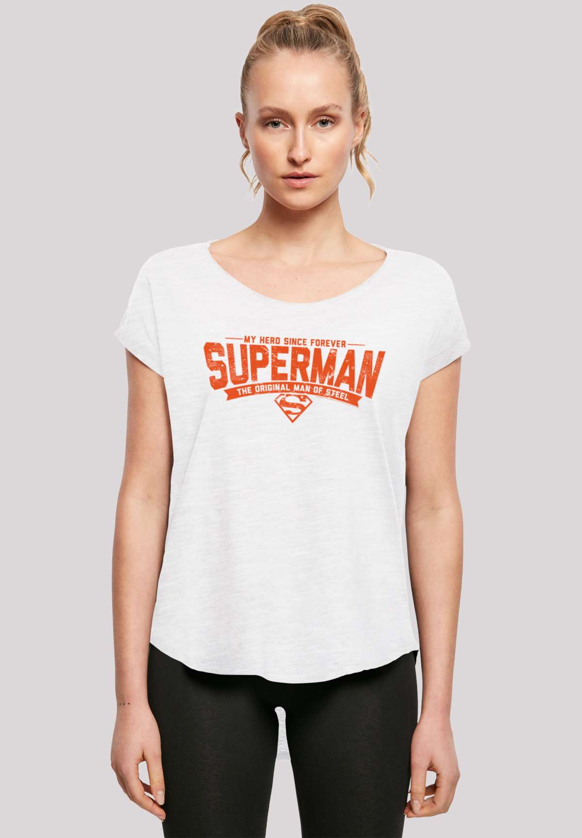 футболка Long Cut T-Shirt DC Comics Superman My Hero