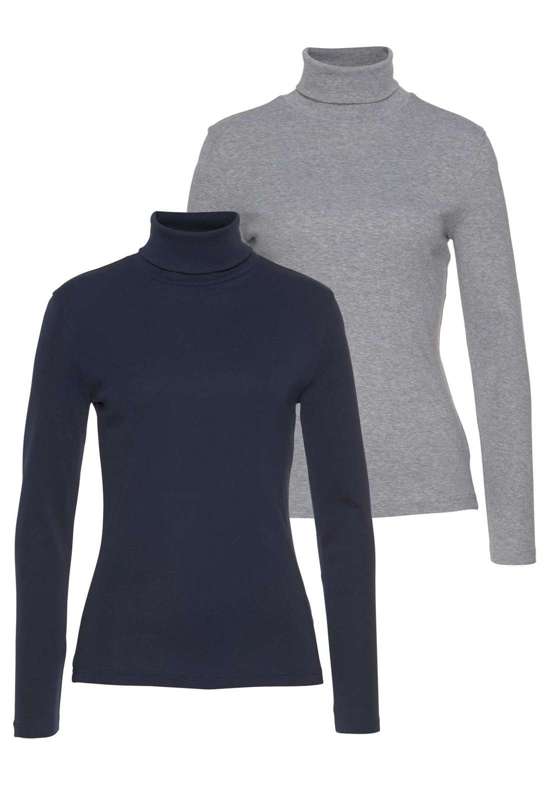 серый меланж, цв.морской волны