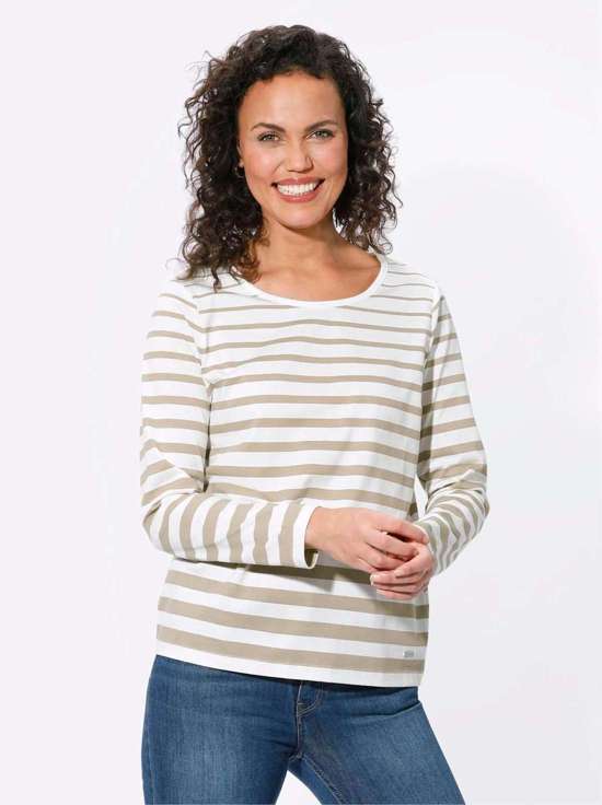 кунжутный-экрю-полосатый