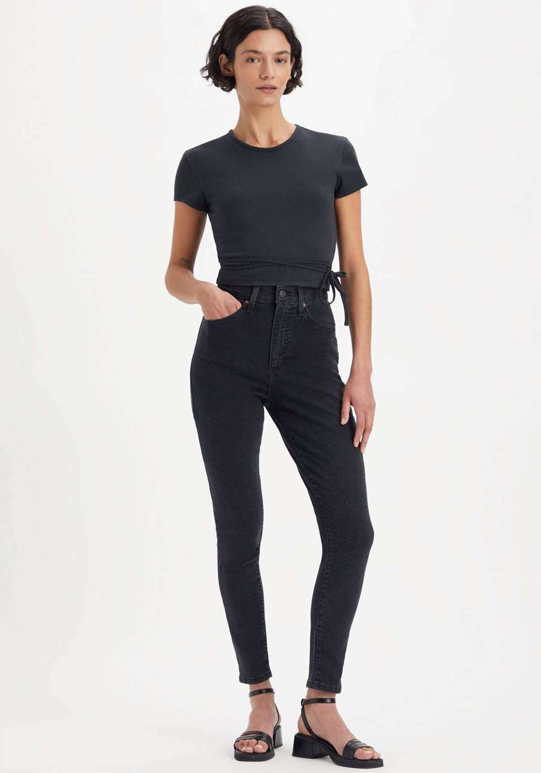 Джинсы скинни Retro High Skinny