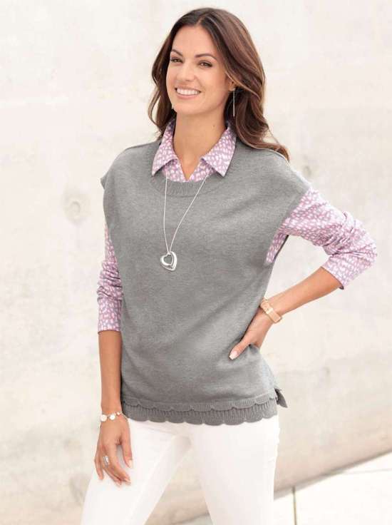 каменно-серый-Меланж