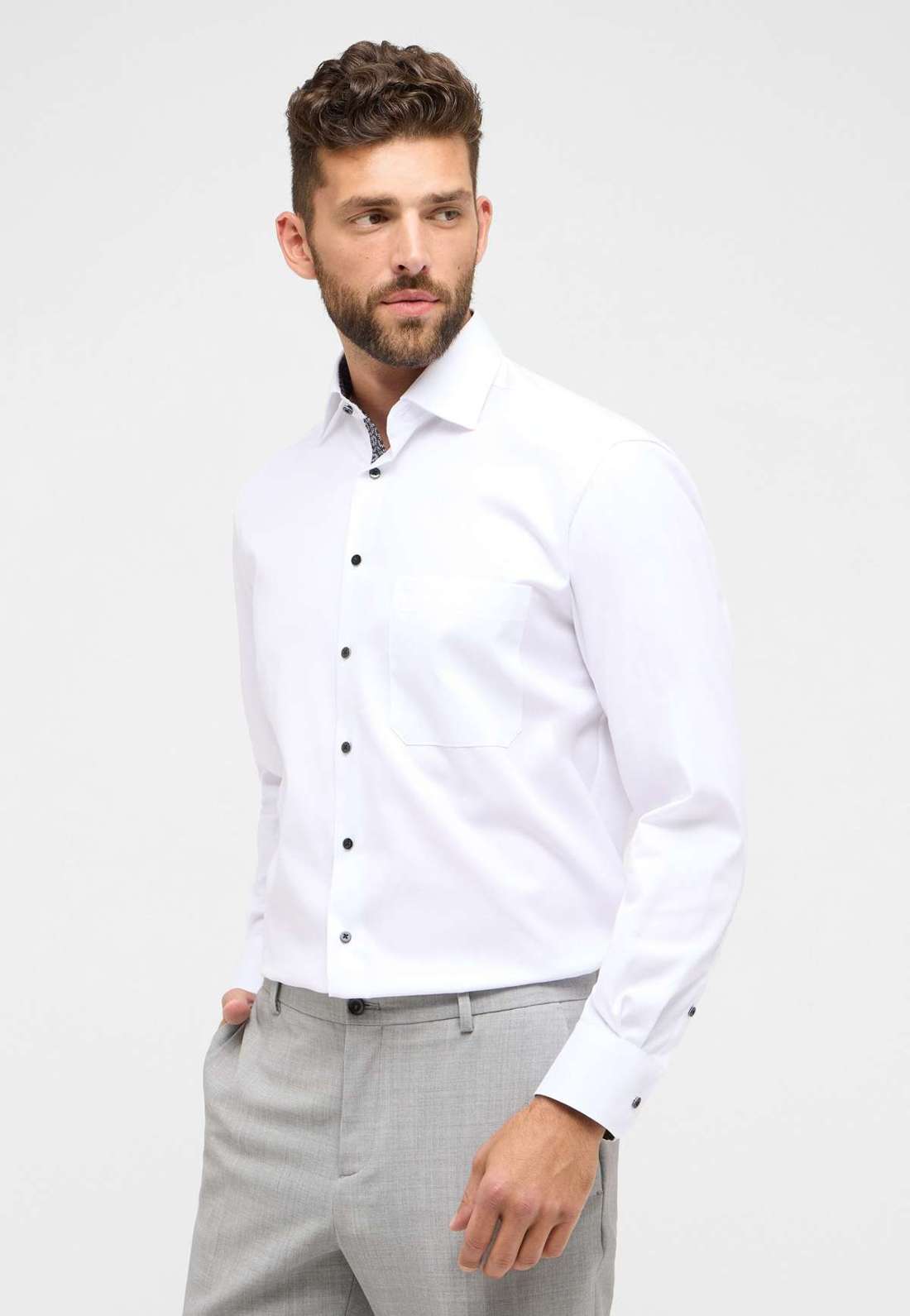 Рубашка с длинным рукавом COMFORT FIT