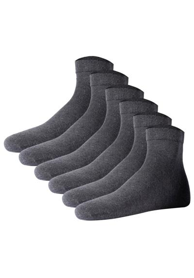 Короткие носки Socken Unisex premium essential organic cotton Quarter 6p 6er Pack