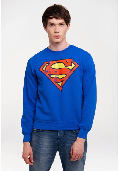 Вязаный свитер с логотипом Супермена