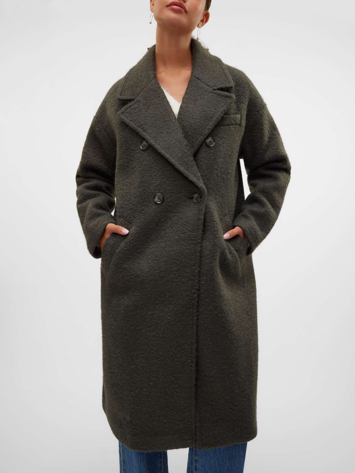 Длинное пальто VMELITEERIKA LONG COAT BOO