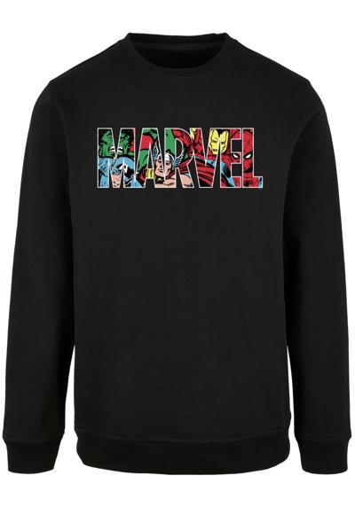 Свитер с круглым вырезом»Herren Marvel Logo Character Infill Crewneck«