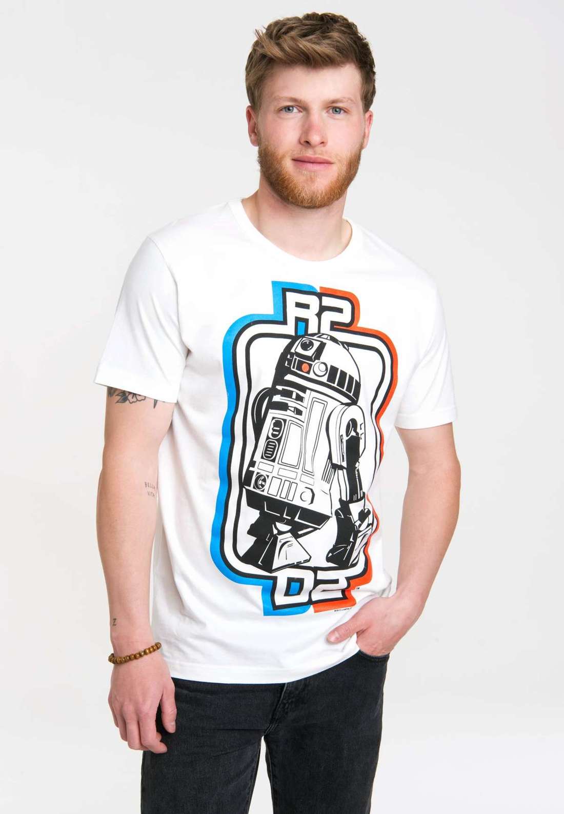 Футболка с ярким принтом R2D2 - Krieg der Sterne