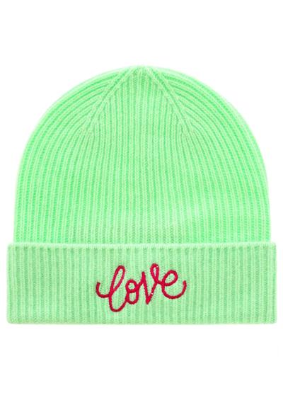 шапочки »Beanie mit Love Stickerei«