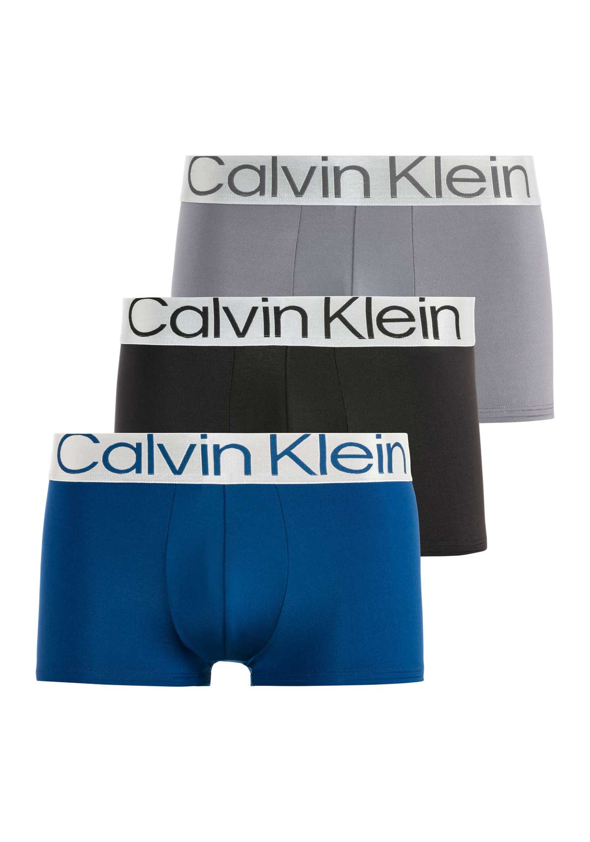 Трусы (3 шт. в упаковке) с эластичным поясом с логотипом Calvin Klein.