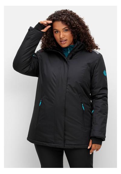 Лыжная куртка с капюшоном, водонепроницаемая и ветрозащитная, дышащая.
