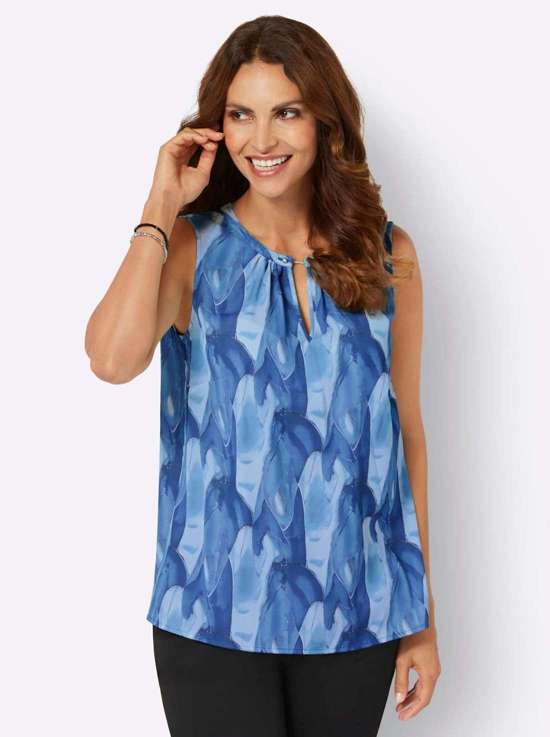 темно-синий-светло-синий-с рисунком