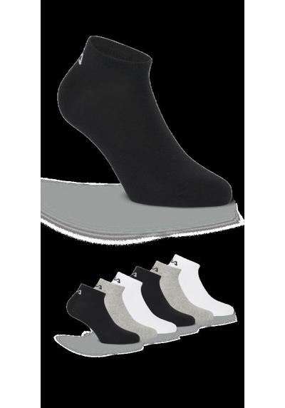 2x schwarz, 2x grau-meliert, 2x weiß